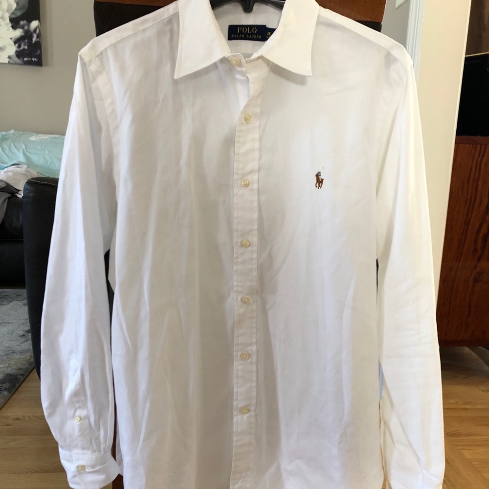 Men’s polo dress shirt